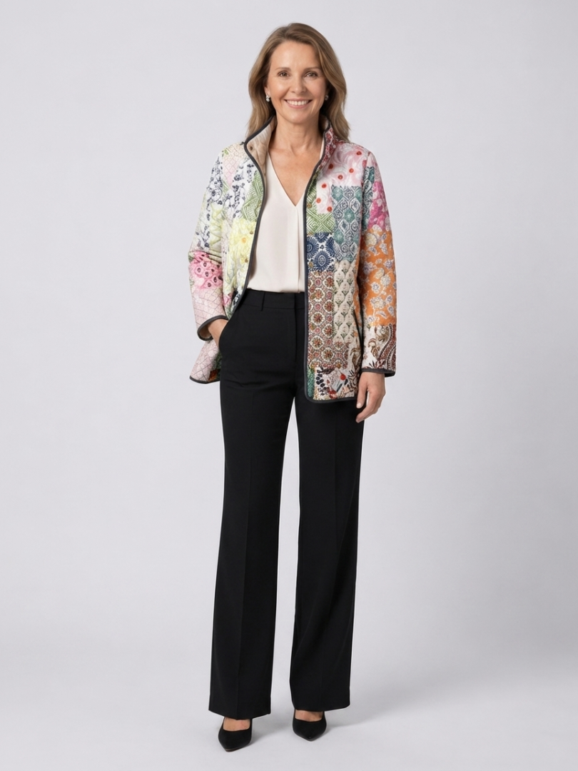 Scarlett | Bohemian Patchwork Quilted Jacket