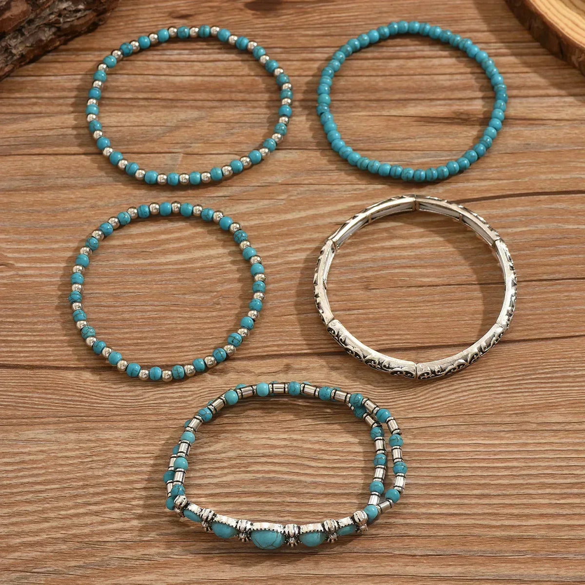 Maëlys™ | Turquoise Beaded Multi-Strand Bracelet