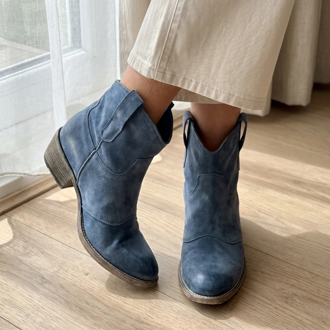 Charlotte | Western Stitch Ankle Boots