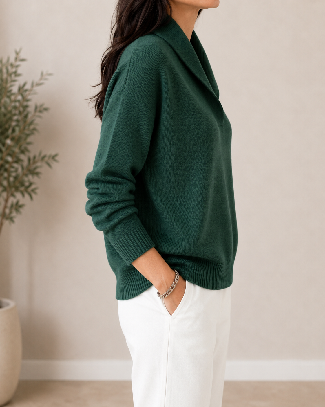 Millie | Cosy V-Neck Knit Jumper