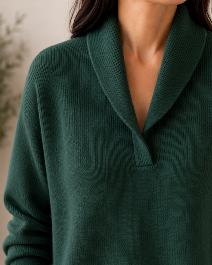 Millie | Cosy V-Neck Knit Jumper