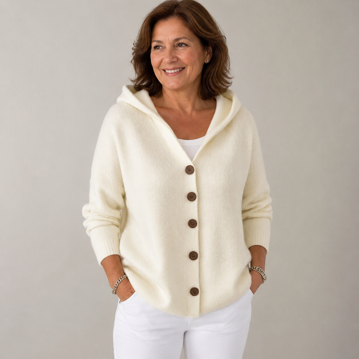 Vali | Hooded Knit Jacket