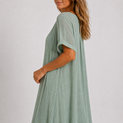 Violette | Relaxed V-Neck Maxi Dress