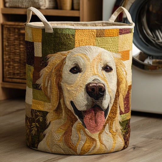 Goldie | Happy Dog Print Laundry Basket