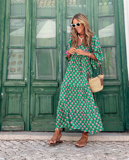 Isabel™ | Boho Maxi Dress