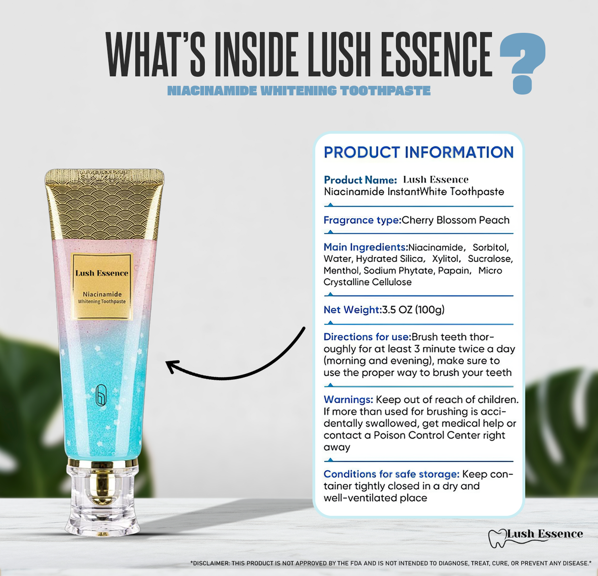 Niacinamide Whitening Toothpaste - TriBright