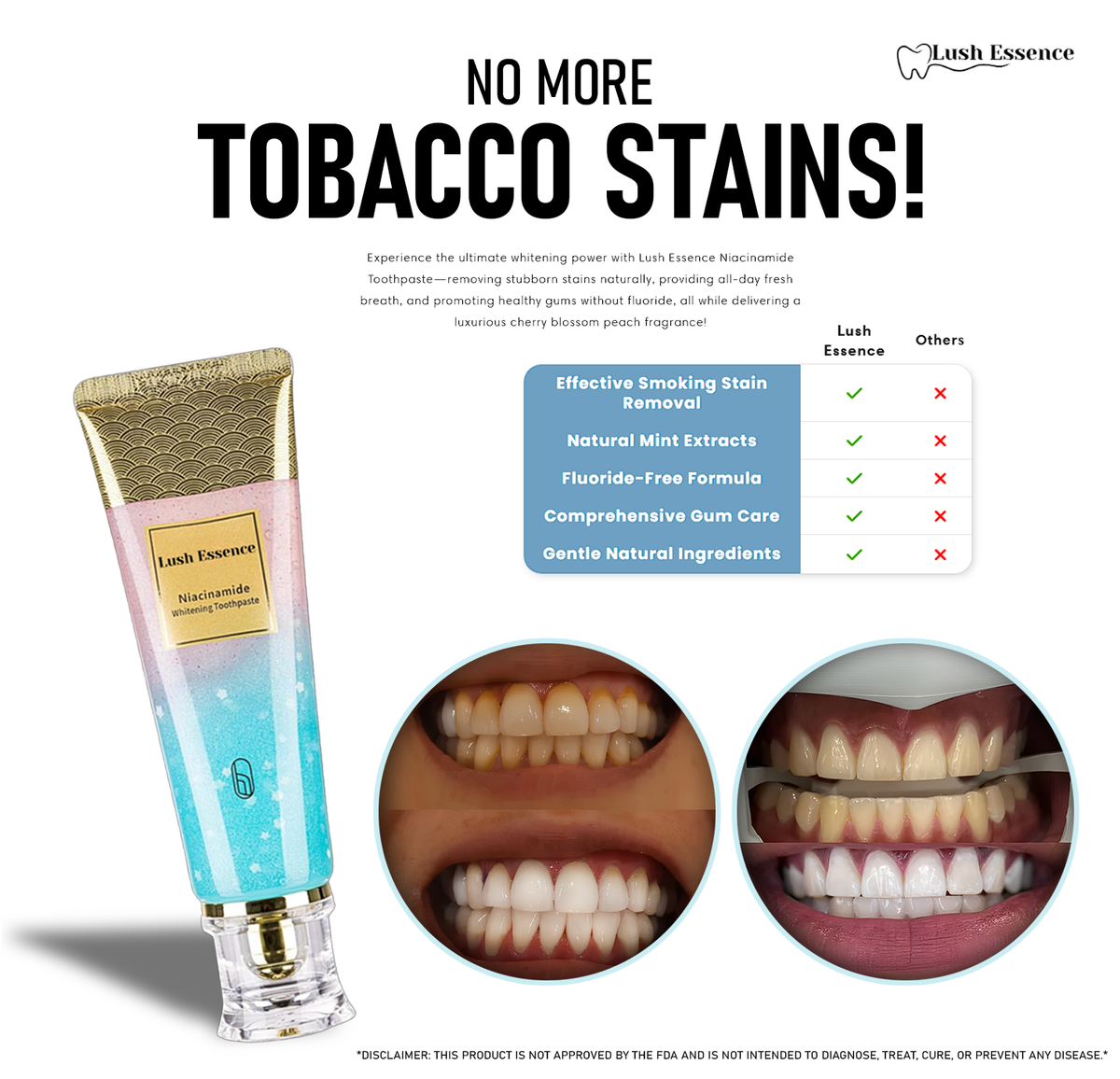 Niacinamide Whitening Toothpaste - TriBright