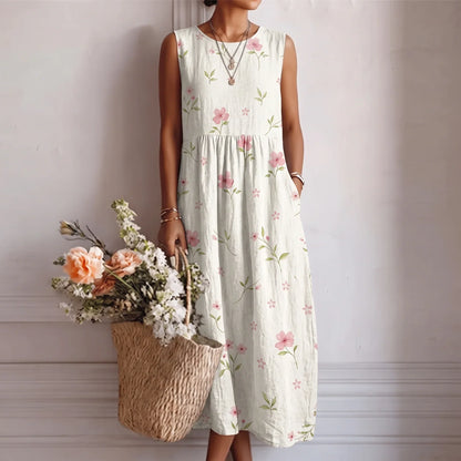 Alba™ | Sleeveless A-Line Dress
