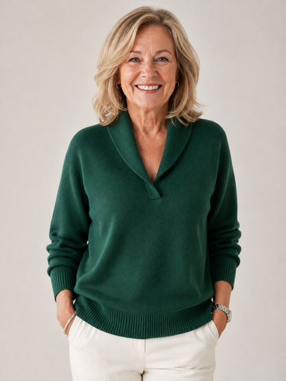 Millie | Cosy V-Neck Knit Jumper